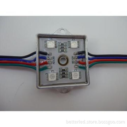 LED module 5050 4led/pcs with rgb,12V,with aluminum cover